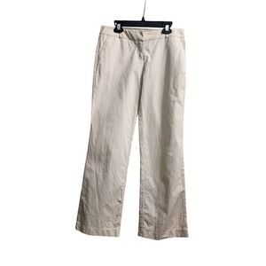 Jones New York Classic Cotton Wide Leg Dress Pants Professional Petite 4‎